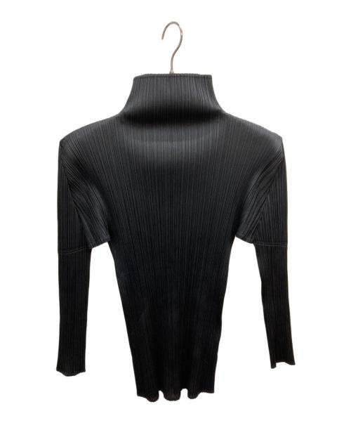 PLEATS PLEASE（プリーツプリーズ）PLEATS PLEASE (プリーツプリーズ) プリーツブラウス ブラック サイズ:3の古着・服飾アイテム