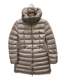 MONCLER（モンクレール）の古着「「FLAMMETTE」ダウンコート」｜ベージュ