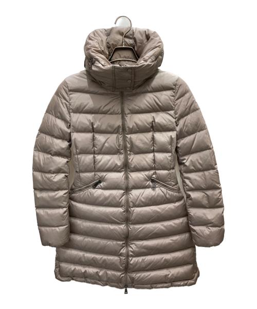 MONCLER（モンクレール）MONCLER (モンクレール) 「FLAMMETTE」ダウンコート ベージュの古着・服飾アイテム