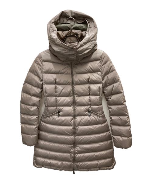 MONCLER（モンクレール）MONCLER (モンクレール) 「FLAMMETTE」ダウンコート ベージュの古着・服飾アイテム