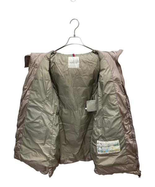 MONCLER（モンクレール）MONCLER (モンクレール) 「FLAMMETTE」ダウンコート ベージュの古着・服飾アイテム