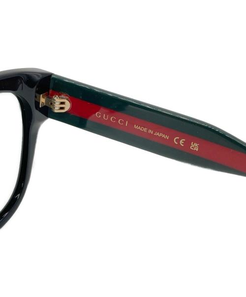 GUCCI（グッチ）GUCCI (グッチ) サングラス ブラック×レッド×グリーン サイズ:56□19-145の古着・服飾アイテム