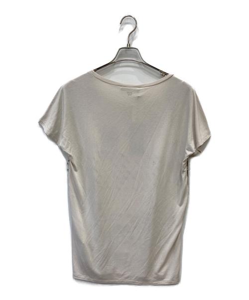WEEKEND Max Mara（ウィークエンド マックスマーラ）WEEKEND Max Mara (ウィークエンド マックスマーラ) シルク切替カットソー アイボリー サイズ:S 未使用品の古着・服飾アイテム