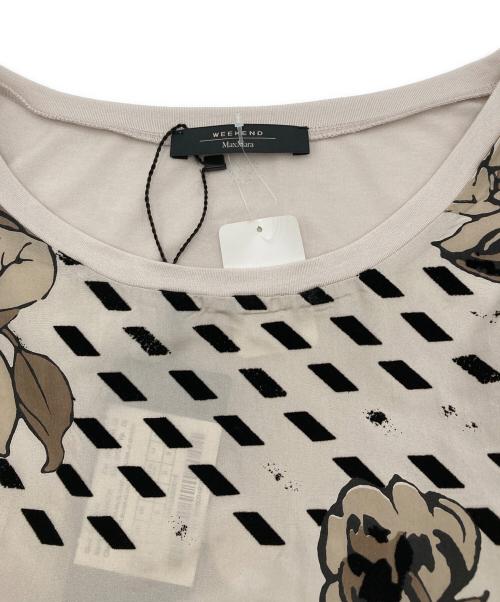WEEKEND Max Mara（ウィークエンド マックスマーラ）WEEKEND Max Mara (ウィークエンド マックスマーラ) シルク切替カットソー アイボリー サイズ:S 未使用品の古着・服飾アイテム
