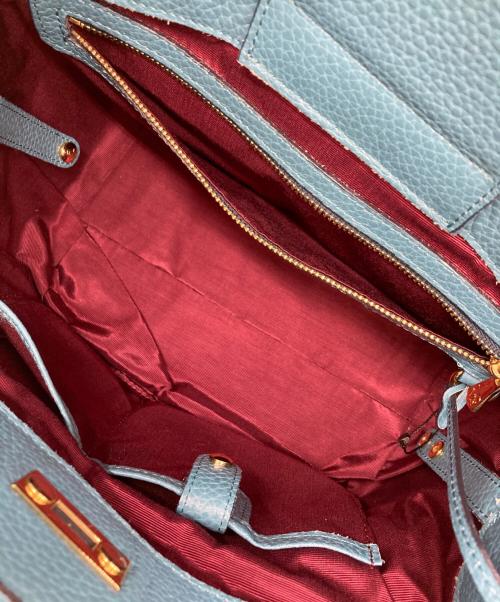 A.D.M.J.（エーディーエムジェイ）A.D.M.J. (エーディーエムジェイ) ターンロックトートバッグ スカイブルーの古着・服飾アイテム