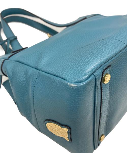 A.D.M.J.（エーディーエムジェイ）A.D.M.J. (エーディーエムジェイ) ターンロックトートバッグ スカイブルーの古着・服飾アイテム