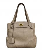 A.D.M.J.エーディーエムジェイ）の古着「ターンロックトートバッグ」｜ベージュ