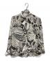 NARA CAMICIE（ナラカミーチェ）の古着「総柄フリルブラウス」｜グレー