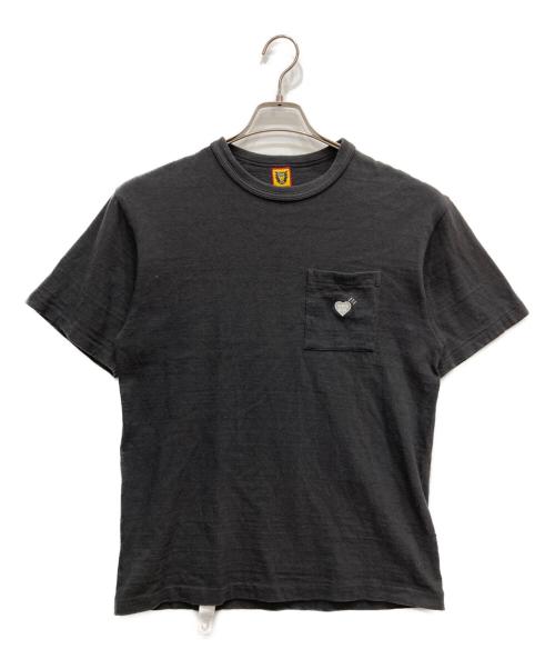 HUMAN MADE（ヒューマンメイド）HUMAN MADE (ヒューマンメイド) ポケットカットソー ブラック サイズ:Mの古着・服飾アイテム