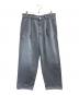 Graphpaper（グラフペーパー）の古着「Gray Tone Cone Denim Two Tuck Pants」｜グレー