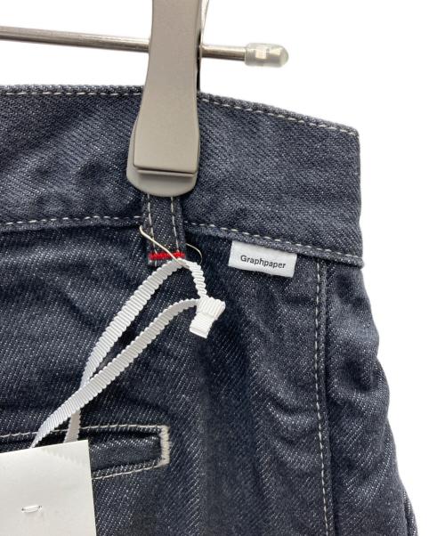 Graphpaper（グラフペーパー）Graphpaper (グラフペーパー) Gray Tone Cone Denim Two Tuck Tapered pants インディゴ サイズ:3 未使用品の古着・服飾アイテム