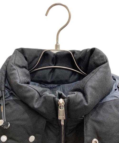 TATRAS R（タトラス アール）TATRAS R (タトラス アール) DOMIZIANO ウール フーディー ダウンジャケット ブラック サイズ:3の古着・服飾アイテム