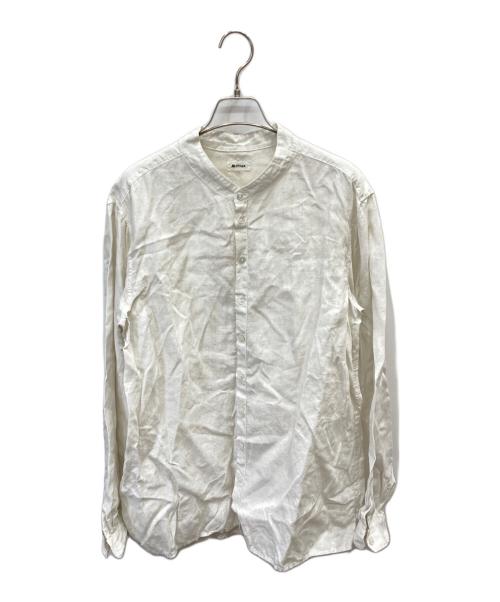 MITTAN（ミッタン）MITTAN (ミッタン) 麻シャツ（ベンガラ染） アイボリー サイズ:4の古着・服飾アイテム