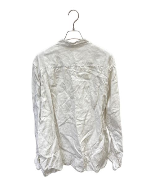 MITTAN（ミッタン）MITTAN (ミッタン) 麻シャツ（ベンガラ染） アイボリー サイズ:4の古着・服飾アイテム