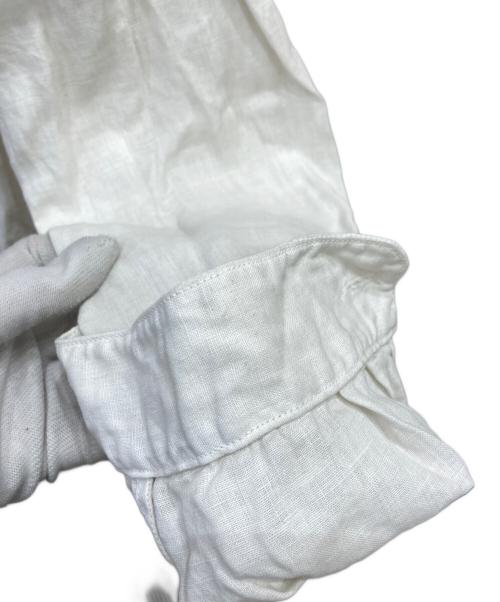 MITTAN（ミッタン）MITTAN (ミッタン) 麻シャツ（ベンガラ染） アイボリー サイズ:4の古着・服飾アイテム