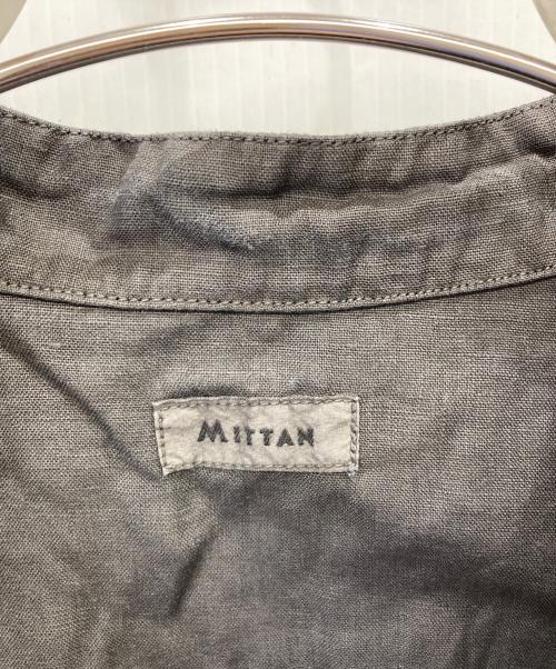 MITTAN（ミッタン）MITTAN (ミッタン) たいまシャツ（草木濃染） ブラウン サイズ:4の古着・服飾アイテム