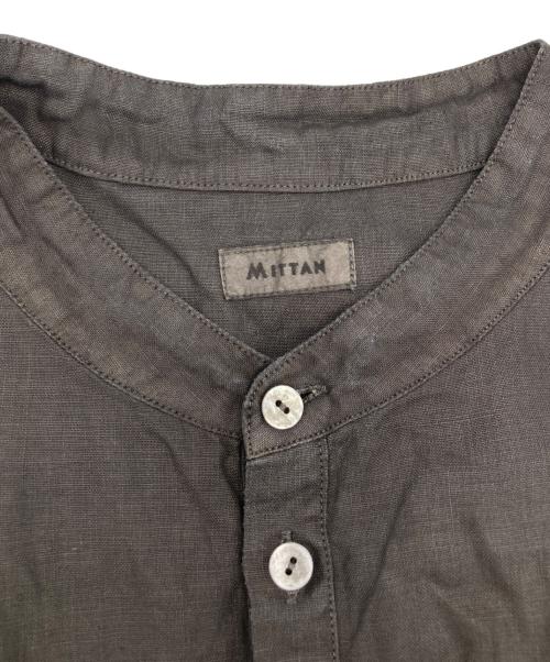 MITTAN（ミッタン）MITTAN (ミッタン) たいまシャツ（草木濃染） ブラウン サイズ:4の古着・服飾アイテム