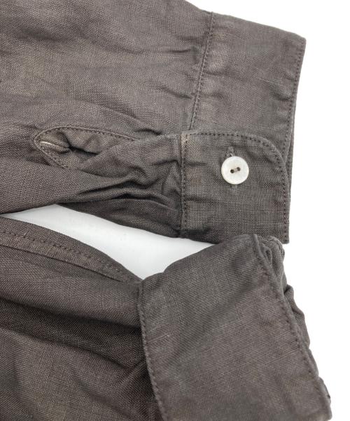 MITTAN（ミッタン）MITTAN (ミッタン) たいまシャツ（草木濃染） ブラウン サイズ:4の古着・服飾アイテム