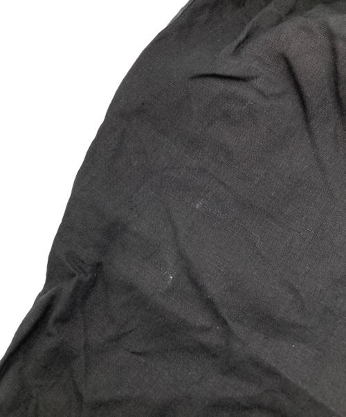 MITTAN（ミッタン）MITTAN (ミッタン) 麻ワイドパンツ 高密度 ブラック サイズ:3の古着・服飾アイテム