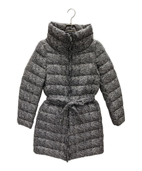 WEEKEND Max Mara（ウィークエンド マックスマーラ）Weekend Max Mara (ウィークエンド マックスマーラ) 転写プリントダウンコート グレー サイズ:42の古着・服飾アイテム