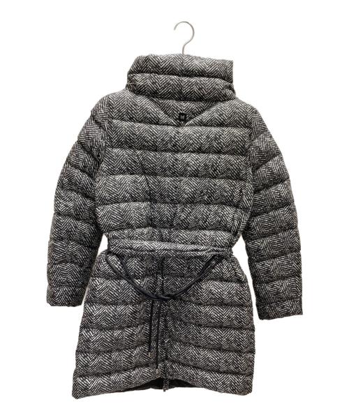 WEEKEND Max Mara（ウィークエンド マックスマーラ）Weekend Max Mara (ウィークエンド マックスマーラ) 転写プリントダウンコート グレー サイズ:42の古着・服飾アイテム
