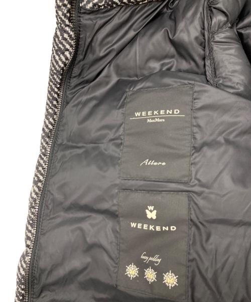 WEEKEND Max Mara（ウィークエンド マックスマーラ）Weekend Max Mara (ウィークエンド マックスマーラ) 転写プリントダウンコート グレー サイズ:42の古着・服飾アイテム