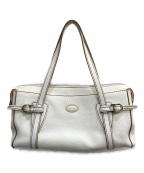 TOD'Sトッズ）の古着「レザーショルダーバッグ」｜ホワイト