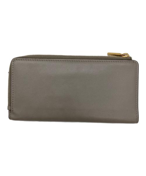TOD'S（トッズ）TOD'S (トッズ) Tタイムレスロングウォレット グレージュの古着・服飾アイテム