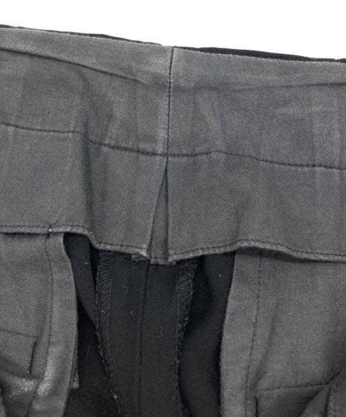 Yohji Yamamoto pour homme（ヨウジヤマモト プールオム）Yohji Yamamoto pour homme (ヨウジヤマモト プールオム) 2タックウールギャバテーパードスラックス ブラック サイズ:Sの古着・服飾アイテム