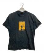ART PRAHA HANDMADEアート・プラハ・ハンドメイド）の古着「プリントTシャツ」｜ブラック