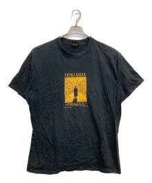 ART PRAHA HANDMADE（アート・プラハ・ハンドメイド）の古着「プリントTシャツ」｜ブラック