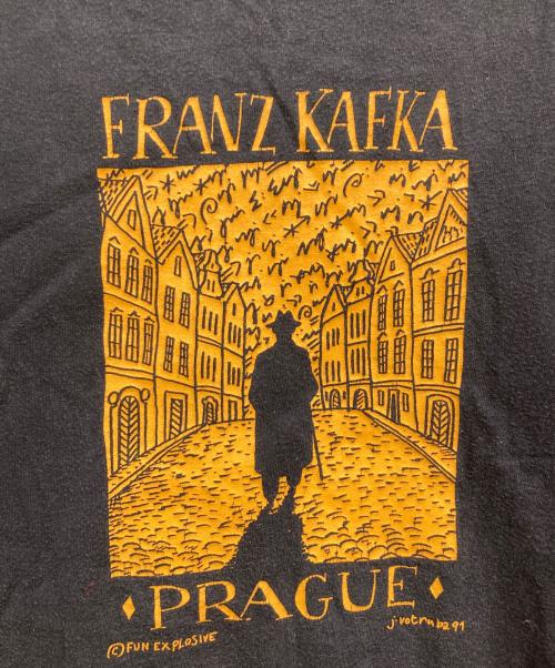 ART PRAHA HANDMADE（アート・プラハ・ハンドメイド）ART PRAHA HANDMADE (アート・プラハ・ハンドメイド) プリントTシャツ ブラック サイズ:XXLの古着・服飾アイテム