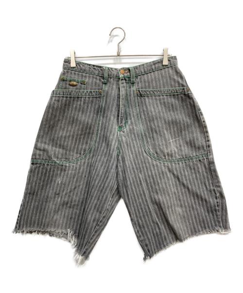 CROSS COLOURS（クロスカラーズ）CROSS COLOURS (クロスカラーズ) デニムハーフパンツ グレー サイズ:Mの古着・服飾アイテム