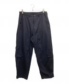 CAHLUMN×FREAK'S STOREカウラム×フリークスストア）の古着「TW Twill Heli Crew Pant」｜ネイビー