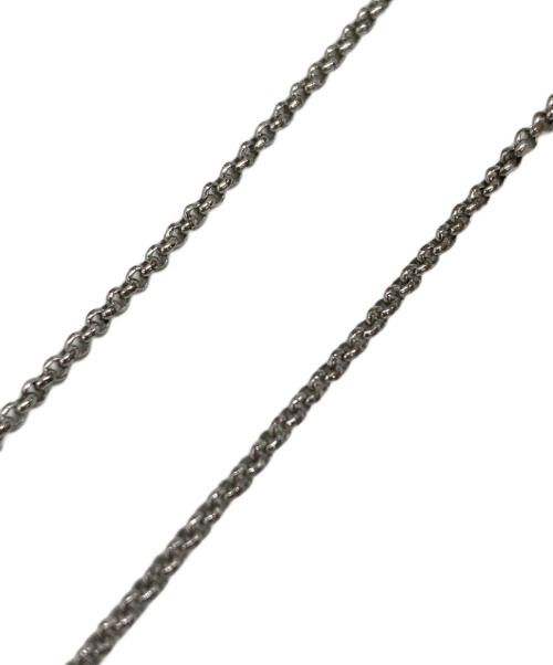 Christian Dior（クリスチャン ディオール）Christian Dior (クリスチャン ディオール) CDロゴキューブラインストーンネックレスの古着・服飾アイテム