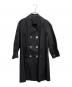 MACKINTOSH（マッキントッシュ）の古着「ゴム引きトレンチコート」｜ブラック