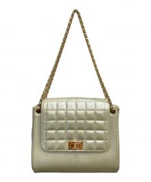 CHANEL（シャネル）の古着「2.55ロックチェーンショルダーバッグ」｜ゴールド