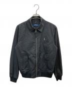 POLO RALPH LAURENポロ・ラルフローレン）の古着「ナイロンスイングトップ」｜ブラック