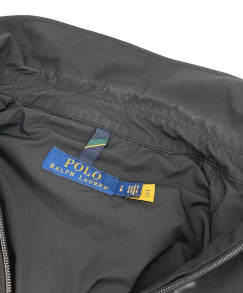 POLO RALPH LAUREN（ポロ・ラルフローレン）POLO RALPH LAUREN (ポロ・ラルフローレン) ナイロンスイングトップ ブラック サイズ:Sの古着・服飾アイテム