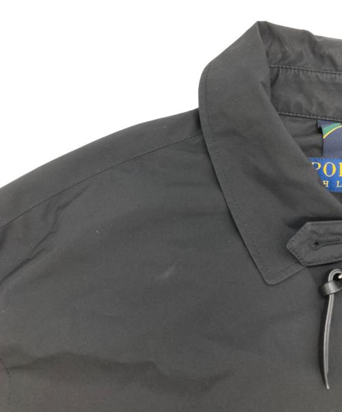 POLO RALPH LAUREN（ポロ・ラルフローレン）POLO RALPH LAUREN (ポロ・ラルフローレン) ナイロンスイングトップ ブラック サイズ:Sの古着・服飾アイテム