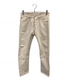 WAREHOUSE（ウエアハウス）の古着「マザーコットンパンツ」｜アイボリー