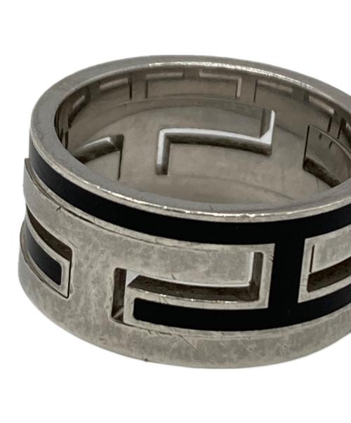 HERMES（エルメス）HERMES (エルメス) ムーブアッシュリング シルバー×ブラック サイズ:55の古着・服飾アイテム