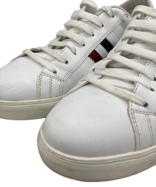 MONCLER（モンクレール）MONCLER (モンクレール) LA MONACO レザースニーカー ホワイト サイズ:43の古着・服飾アイテム
