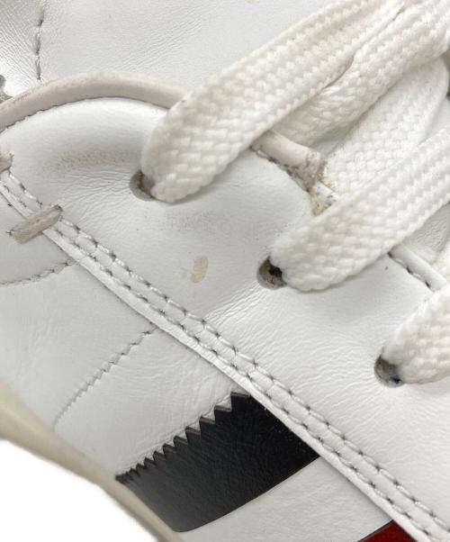 MONCLER（モンクレール）MONCLER (モンクレール) LA MONACO レザースニーカー ホワイト サイズ:43の古着・服飾アイテム