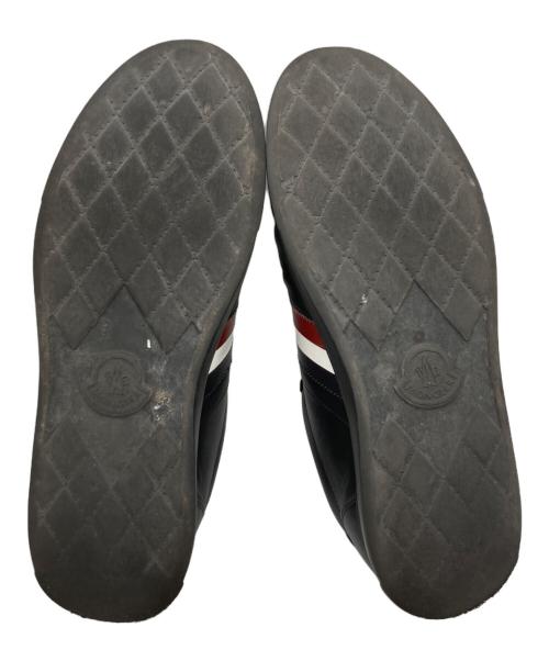 MONCLER（モンクレール）MONCLER (モンクレール) LA MONACO レザースニーカー ブラック サイズ:43の古着・服飾アイテム