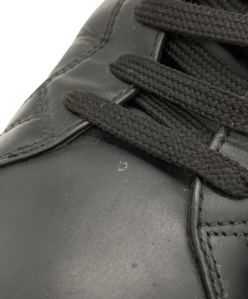 MONCLER（モンクレール）MONCLER (モンクレール) LA MONACO レザースニーカー ブラック サイズ:43の古着・服飾アイテム