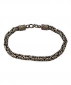 NO BRANDノーブランド）の古着「ビザンチンチェーンブレスレット」｜シルバー