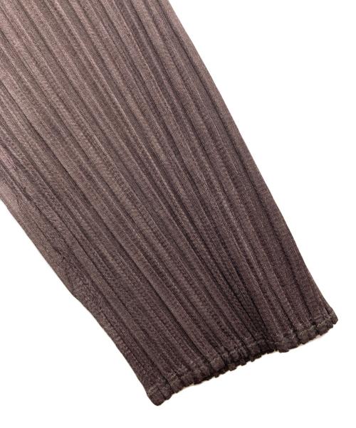 PLEATS PLEASE（プリーツプリーズ）PLEATS PLEASE (プリーツプリーズ) プリーツワンピース ブラウン サイズ:3の古着・服飾アイテム