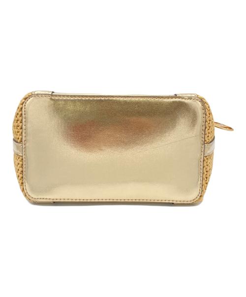 MICHAEL KORS（マイケル・コース）MICHAEL KORS (マイケル・コース) 2WAYショルダーバッグ ゴールドの古着・服飾アイテム