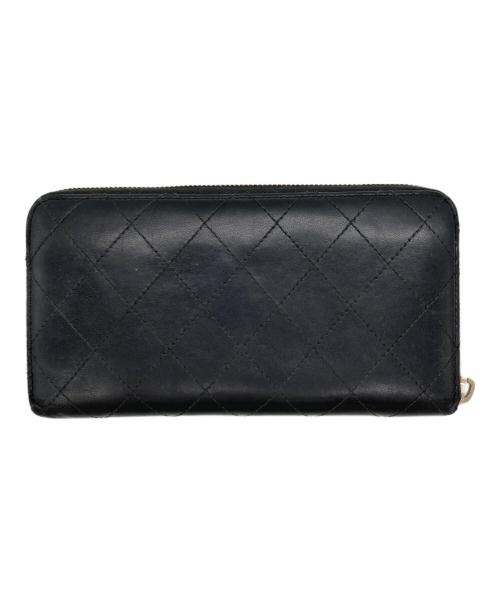 CHANEL（シャネル）CHANEL (シャネル) マトラッセ長財布 ブラックの古着・服飾アイテム